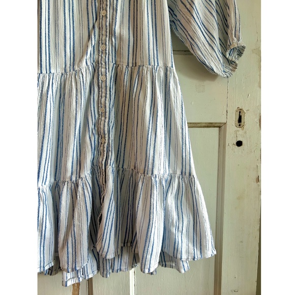 APIECE APART Mini Mitte Striped Dress Size: Small - Picture 7 of 7
